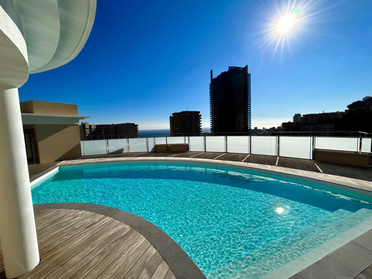 Luxueux Studio Neuf - Frontiere Monaco - Piscine - Parking Prive Exteriör bild