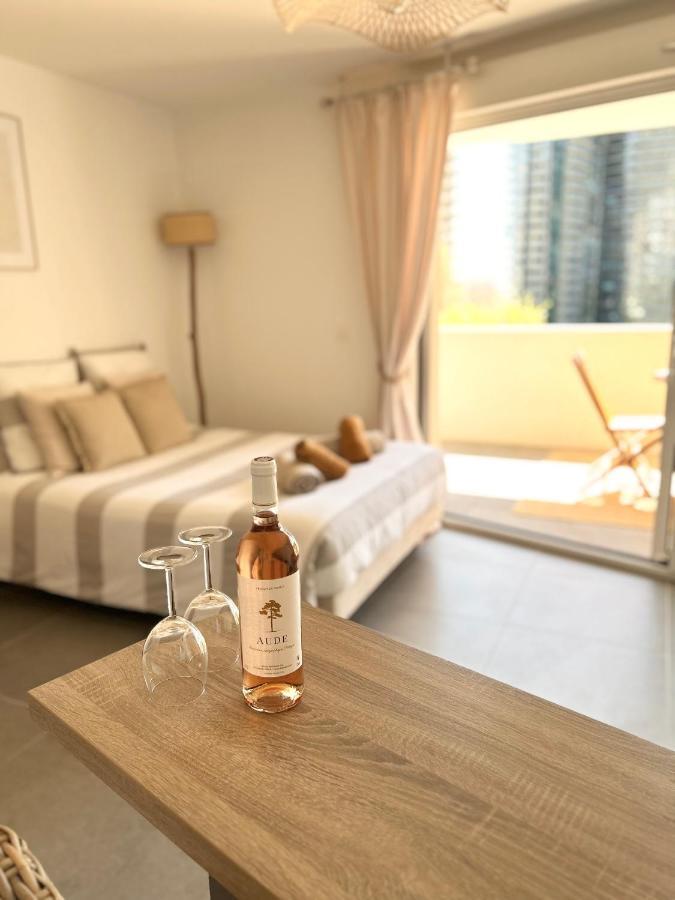 Luxueux Studio Neuf - Frontiere Monaco - Piscine - Parking Prive Exteriör bild